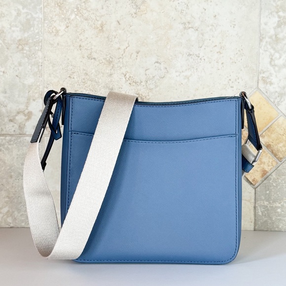 Michael Kors Jet Set Travel Small Shoulder Crossbody Bag Denim - Picture 3 of 16